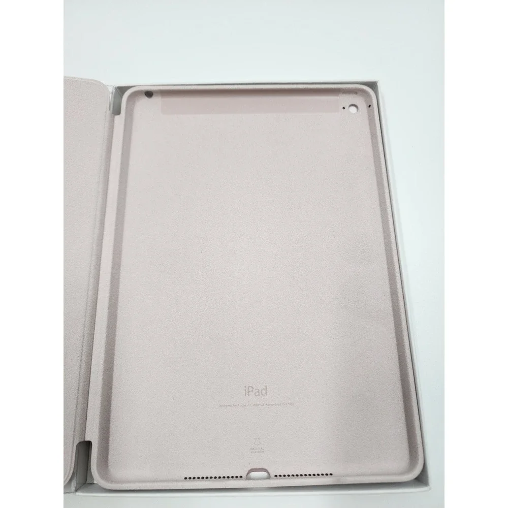 Apple iPad Air 2 Smart Case Soft Pink Natural Leather Cover MGTU2ZM/A New